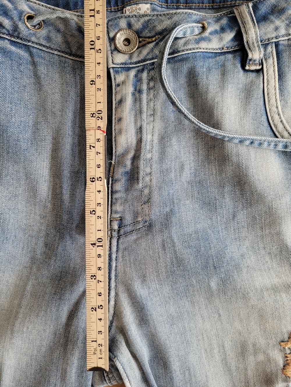 NILE Atelier Embroidered Floral Jeans Size 31 | Drawstring Waist | Boho Denim - Picture 9 of 12